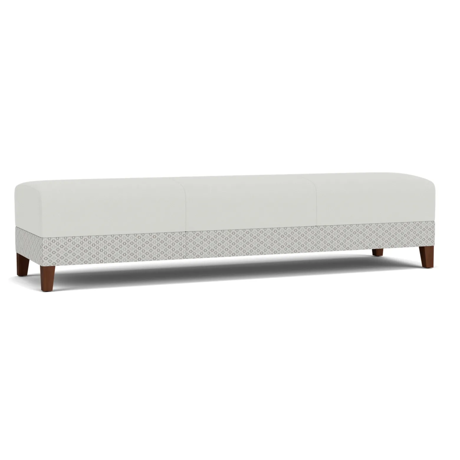 Social Three Seat Bench in Premium Upholstery