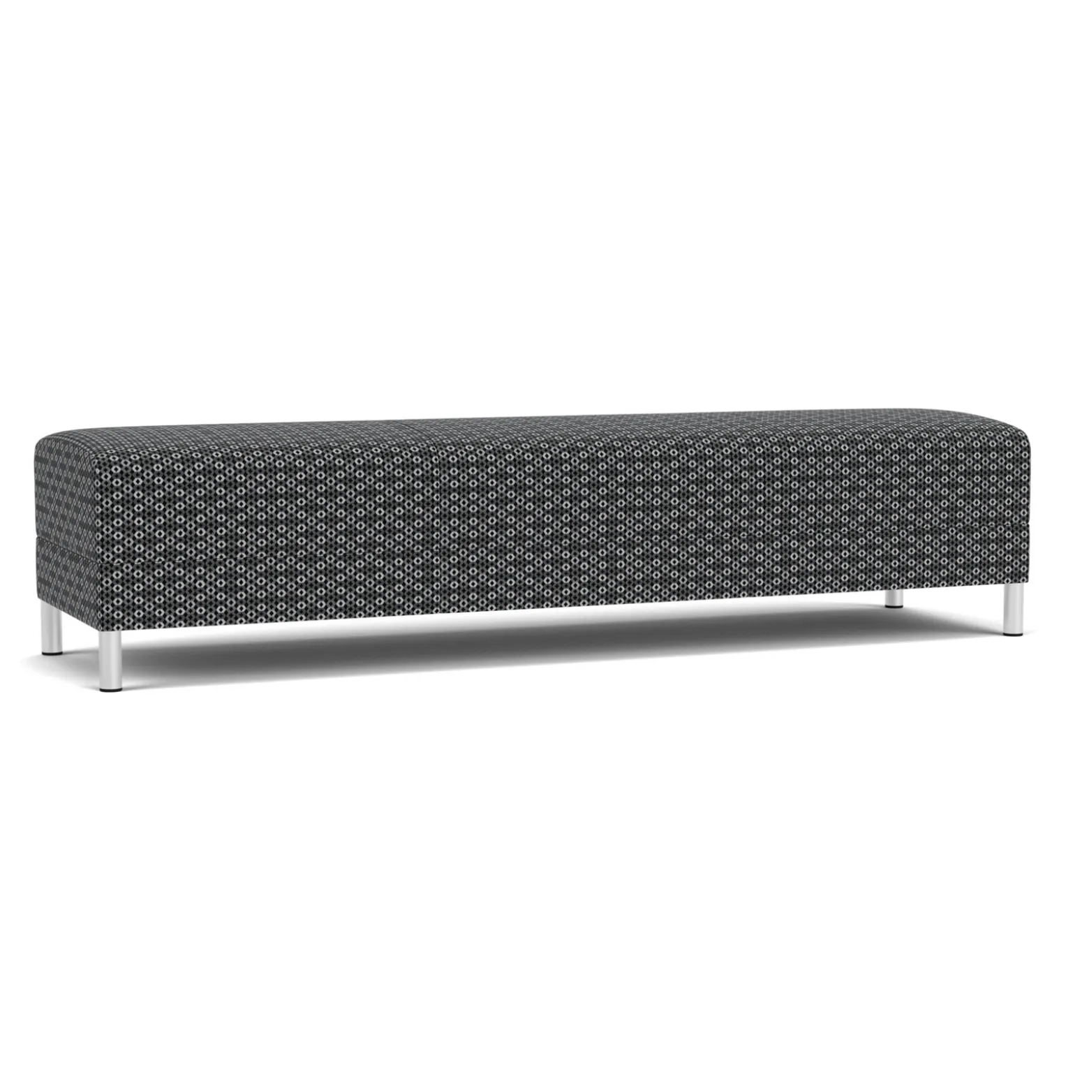 Social Three Seat Bench in Premium Upholstery