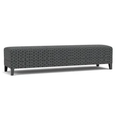 Social Three Seat Bench in Premium Upholstery