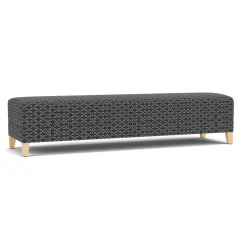 Social Three Seat Bench in Premium Upholstery