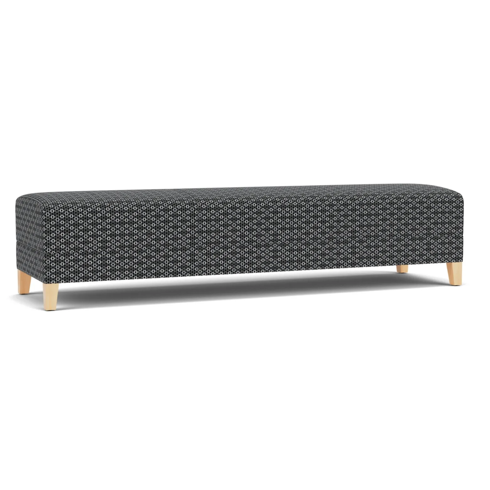 Social Three Seat Bench in Premium Upholstery