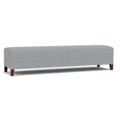 Social Three Seat Bench in Premium Upholstery