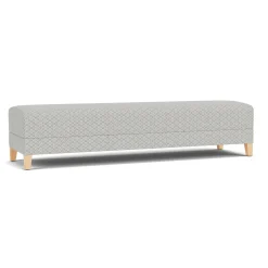 Social Three Seat Bench in Premium Upholstery
