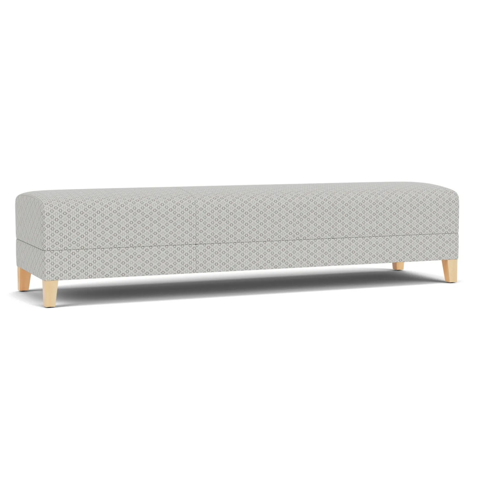 Social Three Seat Bench in Premium Upholstery