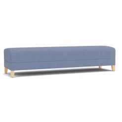 Social Three Seat Bench in Premium Upholstery