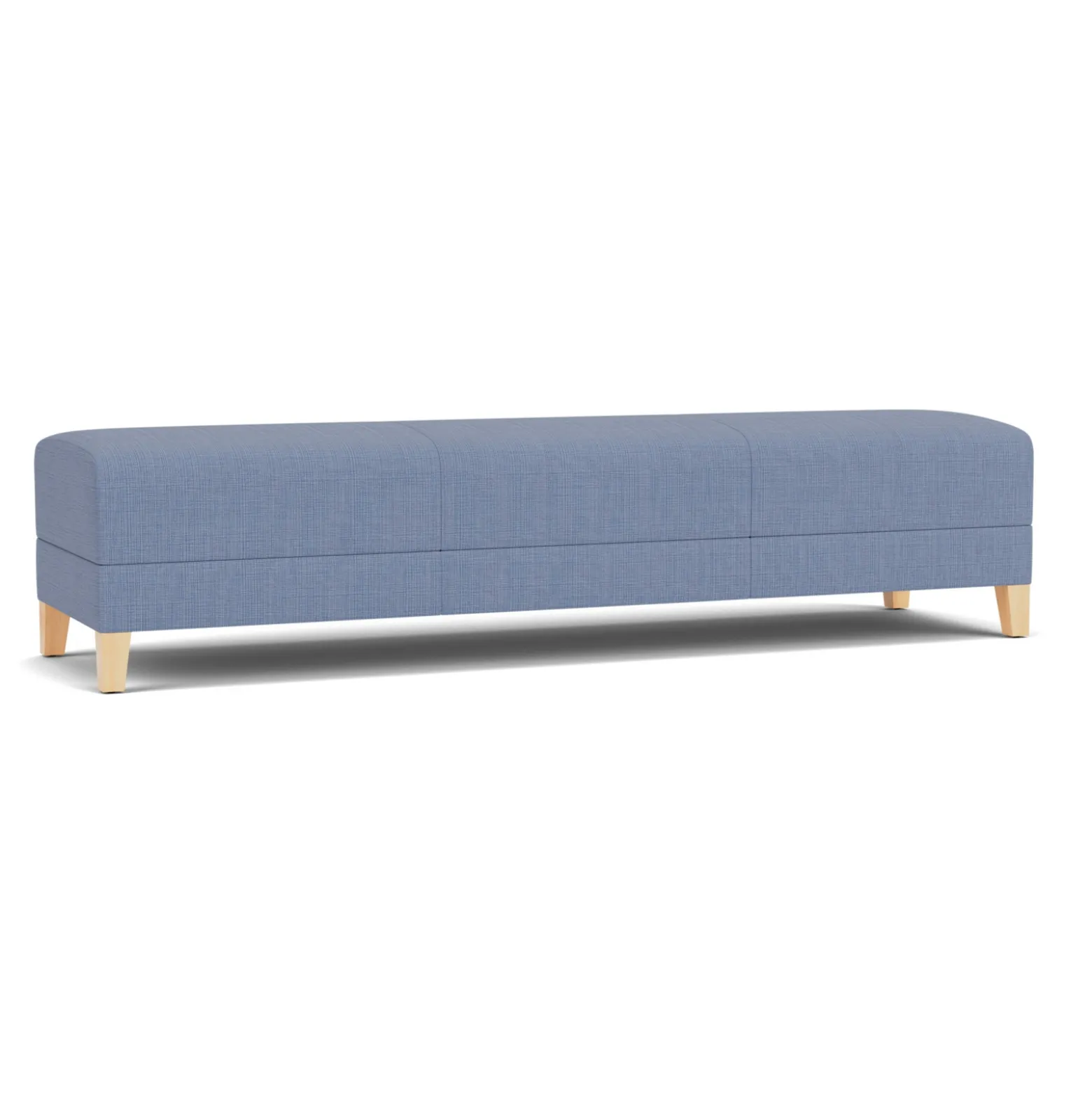 Social Three Seat Bench in Premium Upholstery