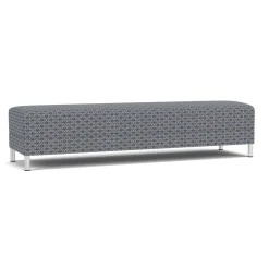 Social Three Seat Bench in Premium Upholstery