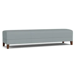 Social Three Seat Bench in Standard Upholstery