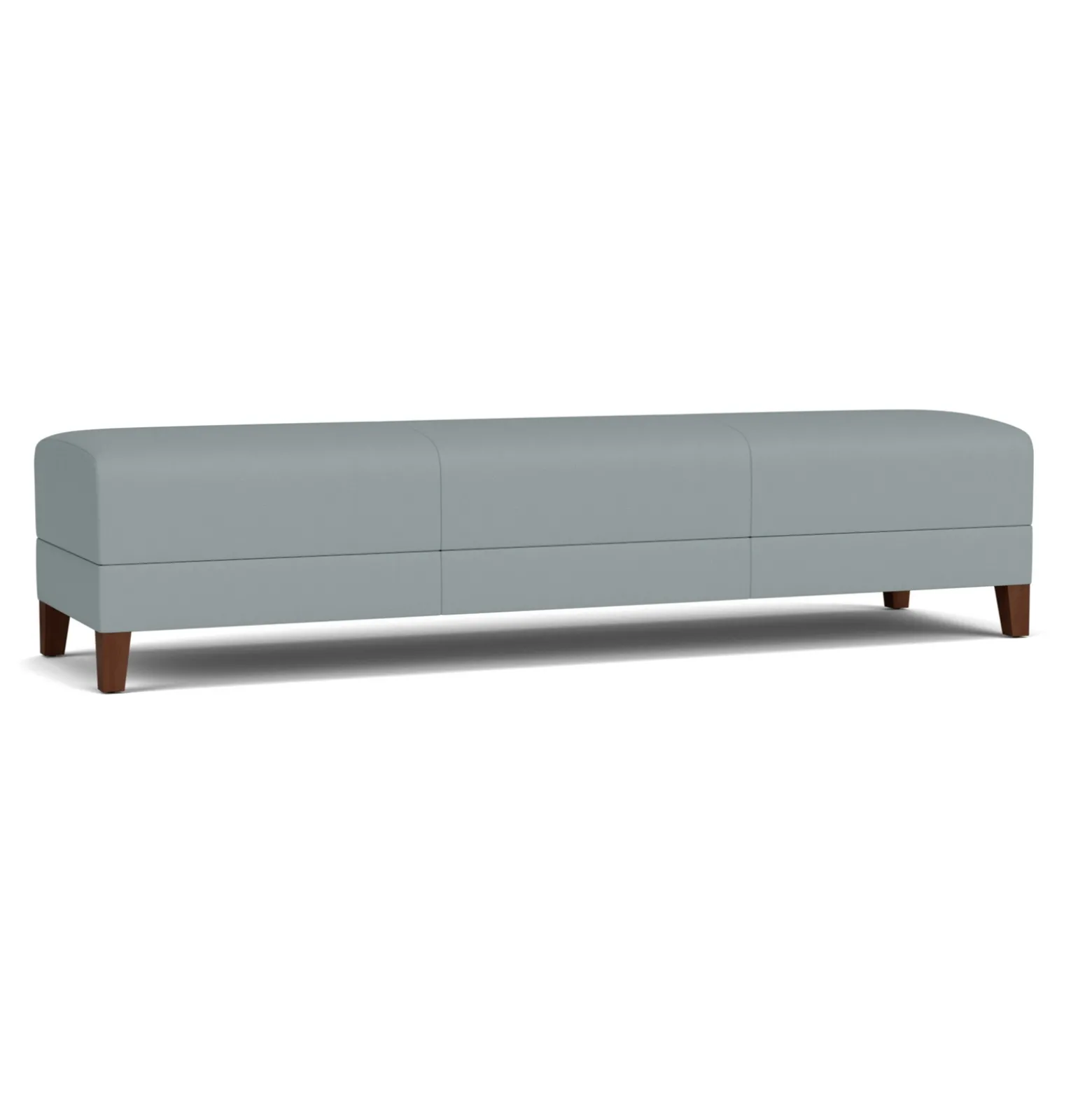 Social Three Seat Bench in Standard Upholstery