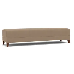 Social Three Seat Bench in Standard Upholstery