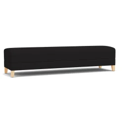 Social Three Seat Bench in Standard Upholstery
