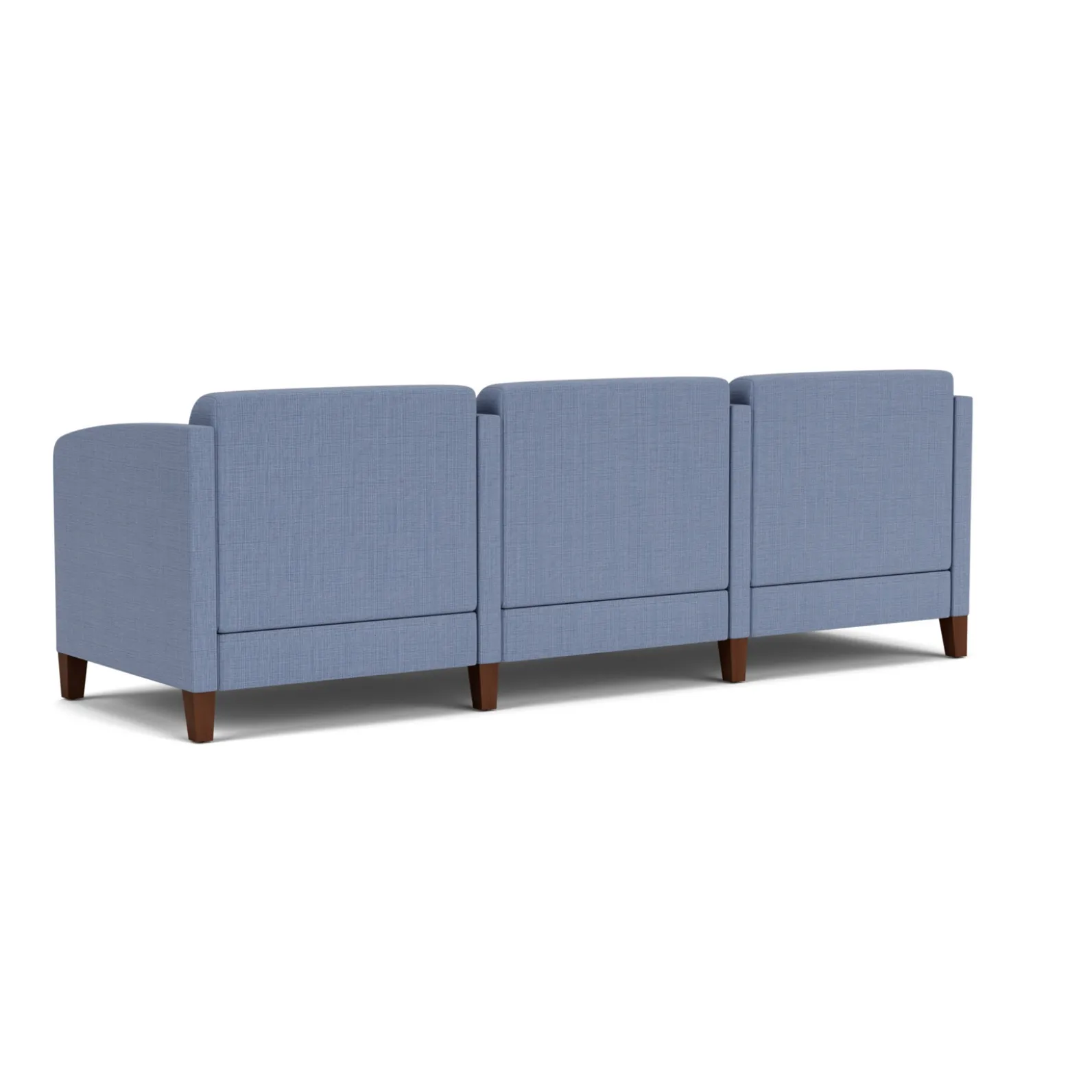 Social Three Seater with Center Arms in Premium Upholstery