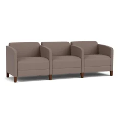 Social Three Seater with Center Arms in Standard Upholstery