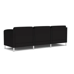 Social Three Seater with Center Arms in Standard Upholstery