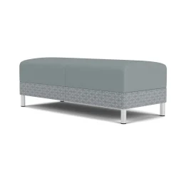 Social Two Seat Bench in Premium Upholstery