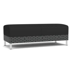 Social Two Seat Bench in Premium Upholstery