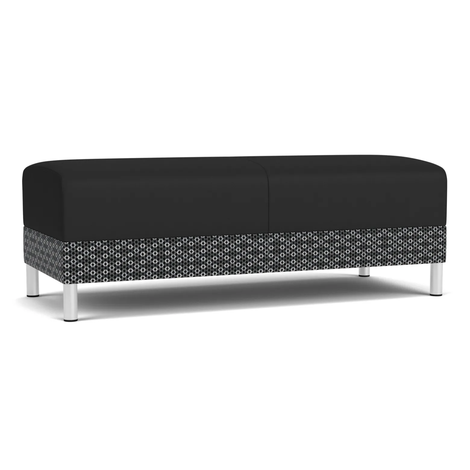 Social Two Seat Bench in Premium Upholstery