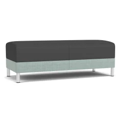 Social Two Seat Bench in Premium Upholstery