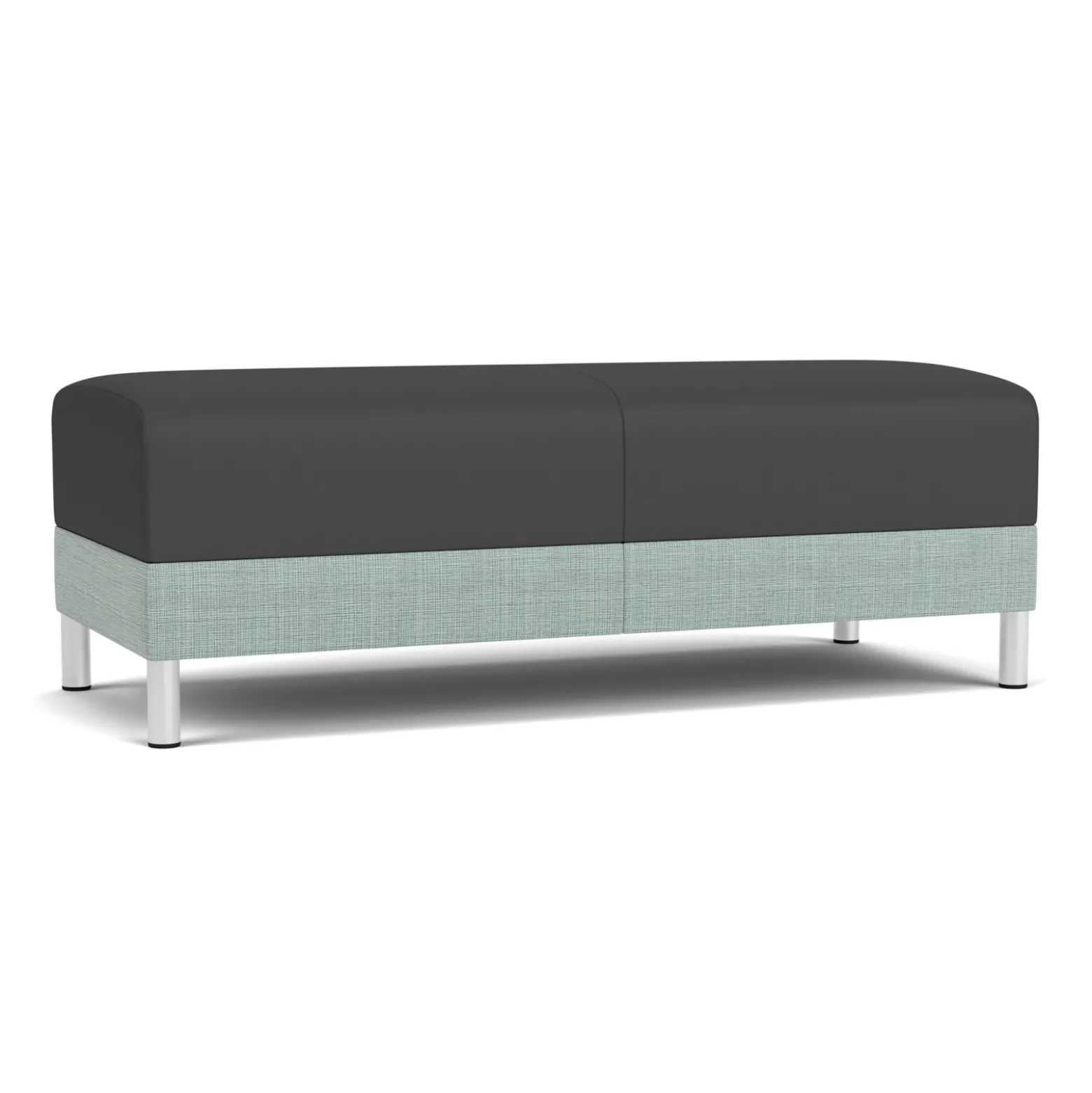Social Two Seat Bench in Premium Upholstery