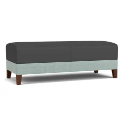 Social Two Seat Bench in Premium Upholstery
