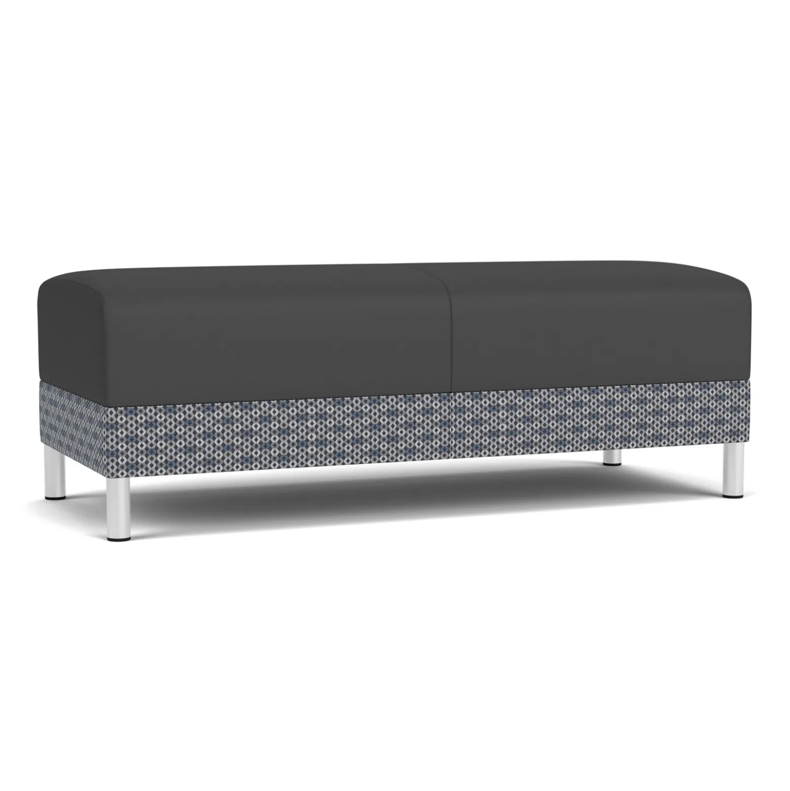 Social Two Seat Bench in Premium Upholstery