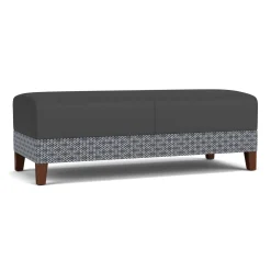 Social Two Seat Bench in Premium Upholstery