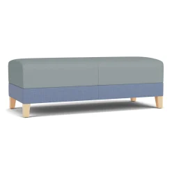 Social Two Seat Bench in Premium Upholstery