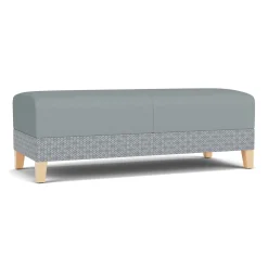 Social Two Seat Bench in Premium Upholstery