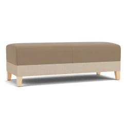 Social Two Seat Bench in Premium Upholstery