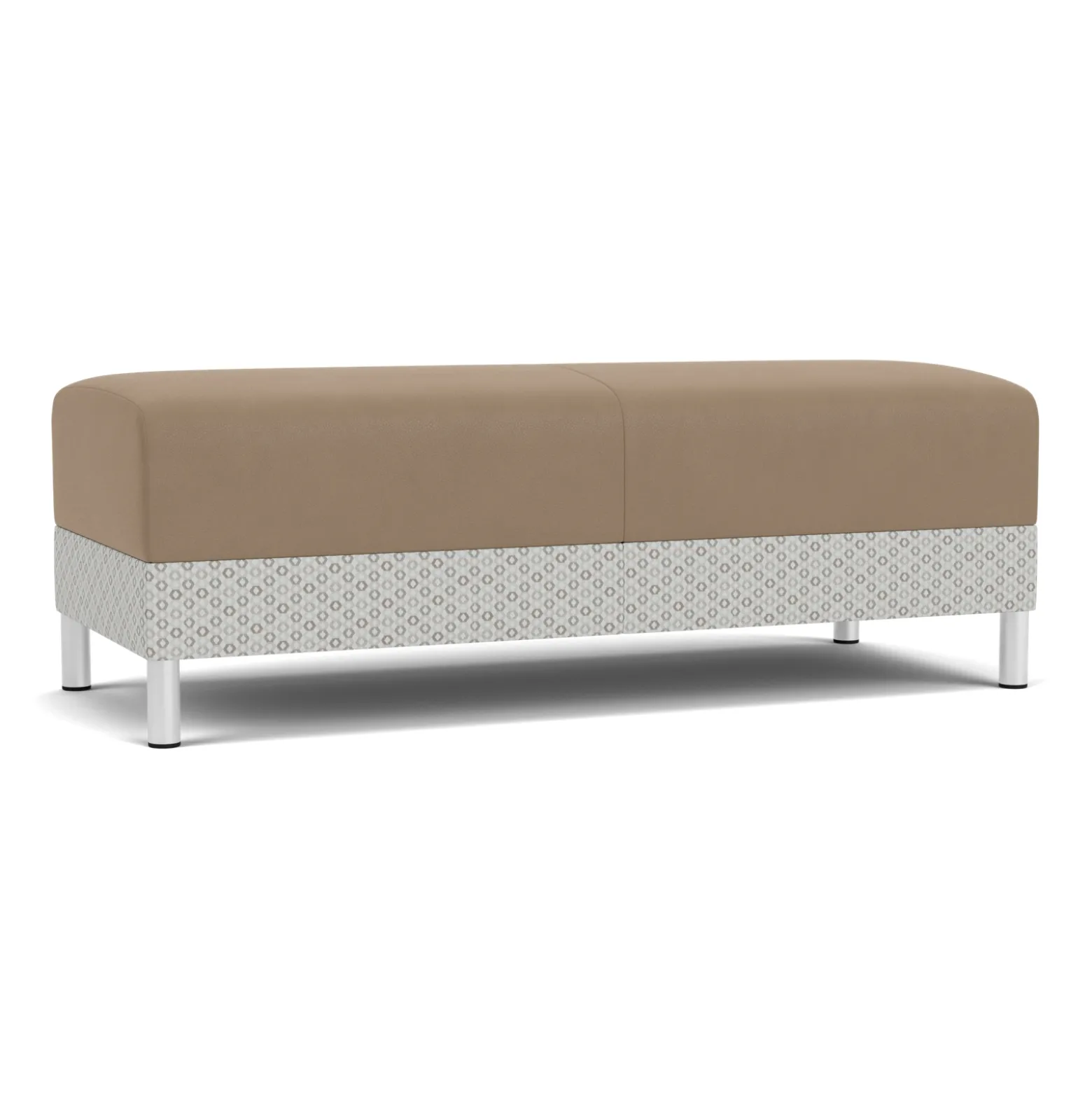 Social Two Seat Bench in Premium Upholstery