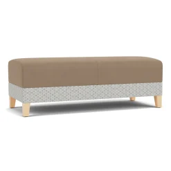 Social Two Seat Bench in Premium Upholstery