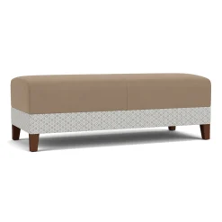 Social Two Seat Bench in Premium Upholstery
