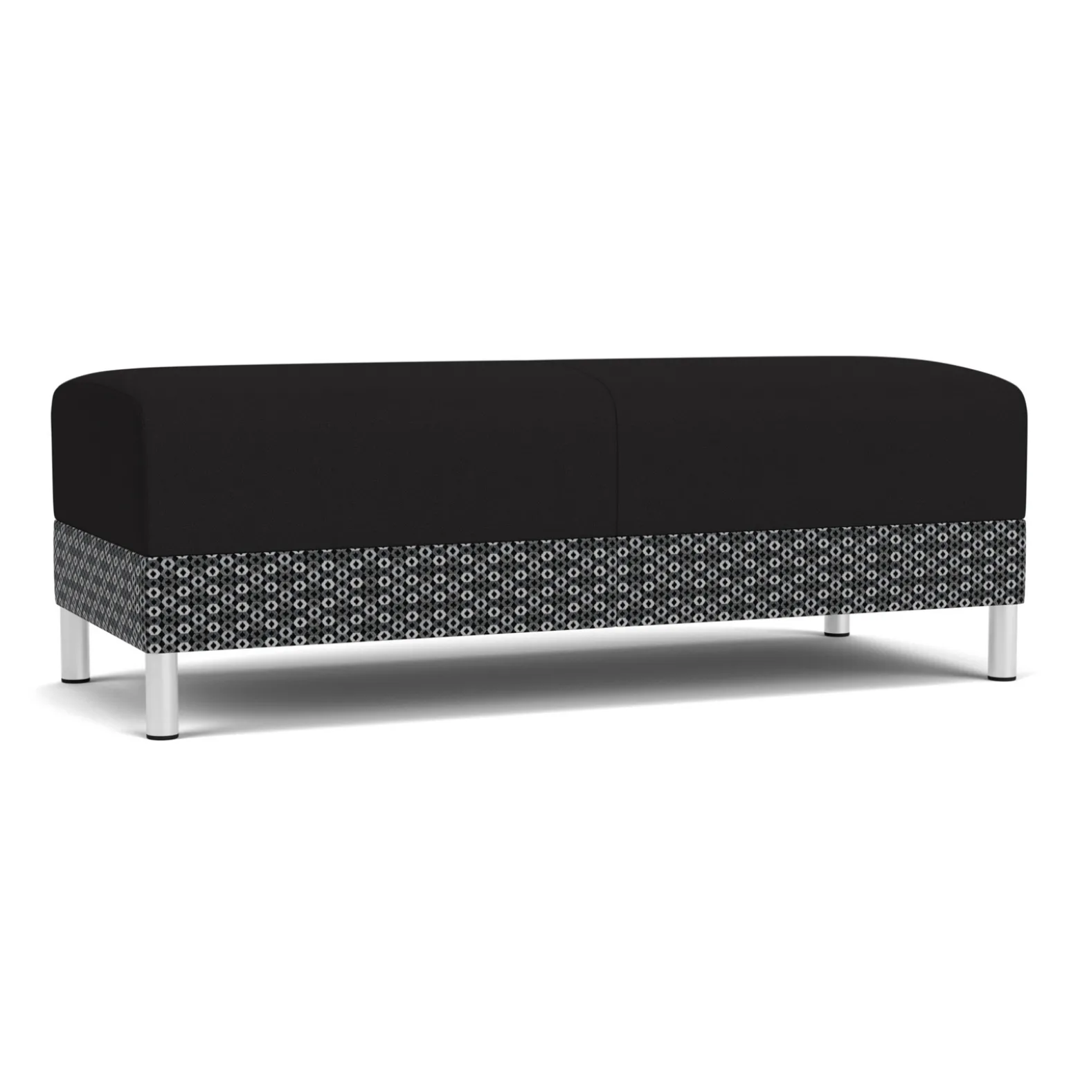 Social Two Seat Bench in Premium Upholstery