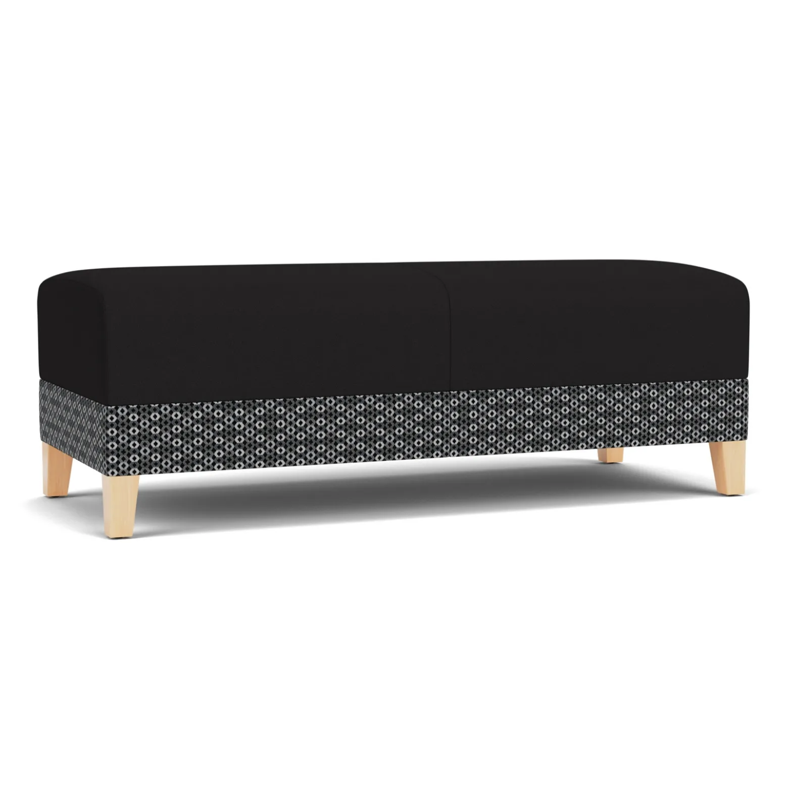 Social Two Seat Bench in Premium Upholstery