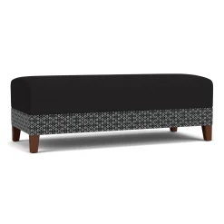 Social Two Seat Bench in Premium Upholstery