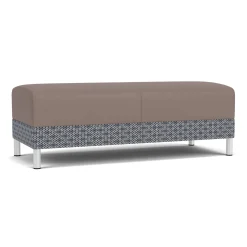Social Two Seat Bench in Premium Upholstery