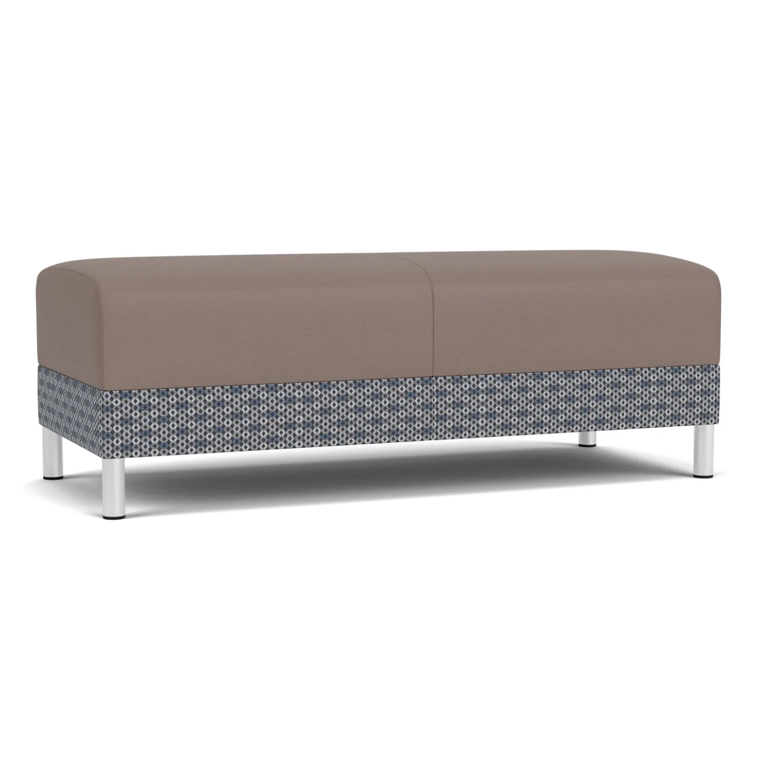 Social Two Seat Bench in Premium Upholstery
