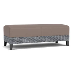 Social Two Seat Bench in Premium Upholstery