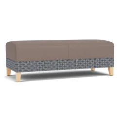 Social Two Seat Bench in Premium Upholstery