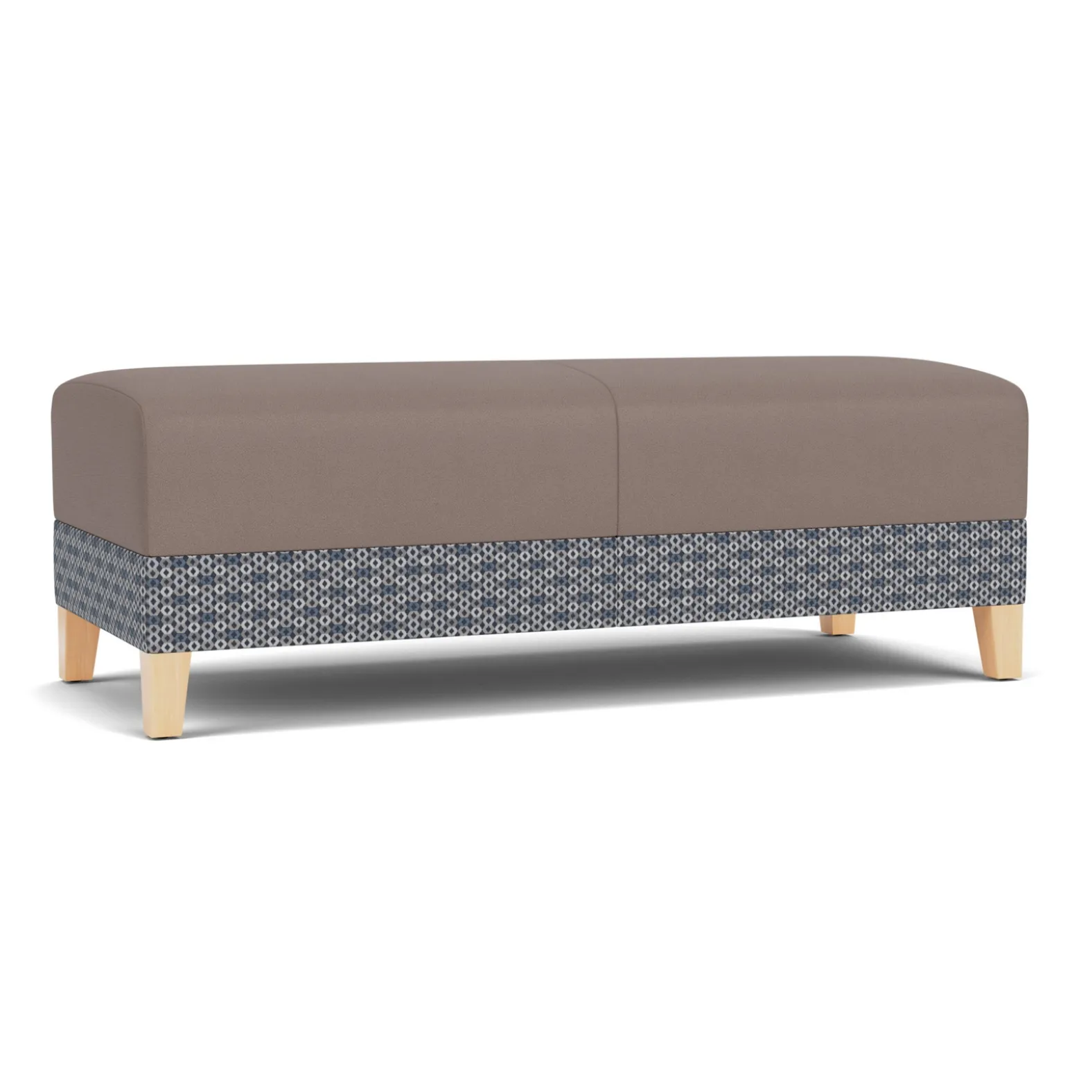 Social Two Seat Bench in Premium Upholstery