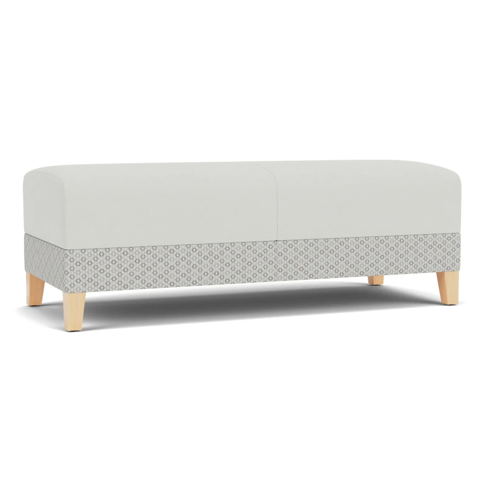 Social Two Seat Bench in Premium Upholstery