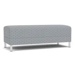 Social Two Seat Bench in Premium Upholstery