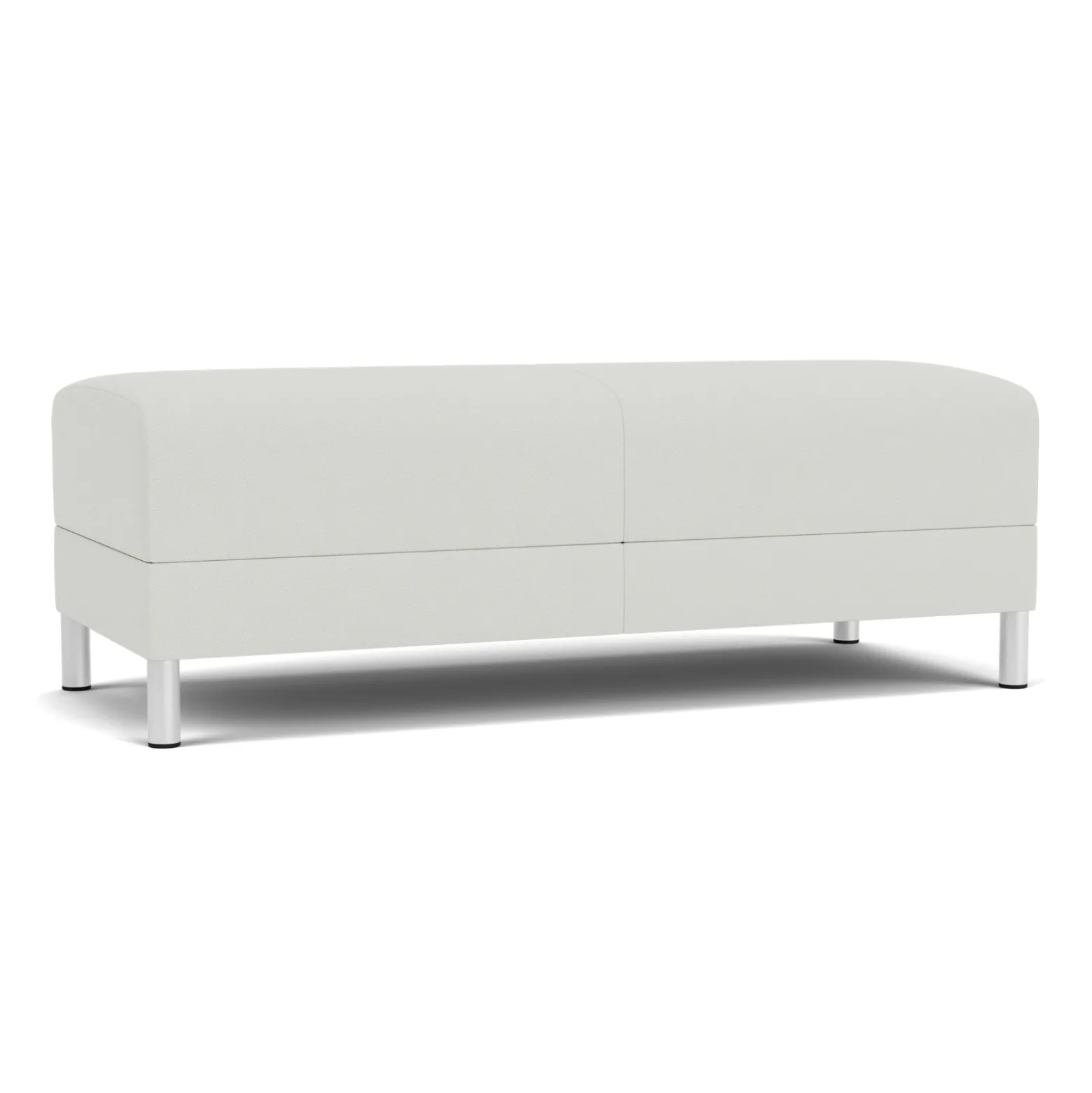Social Two Seat Bench in Standard Upholstery