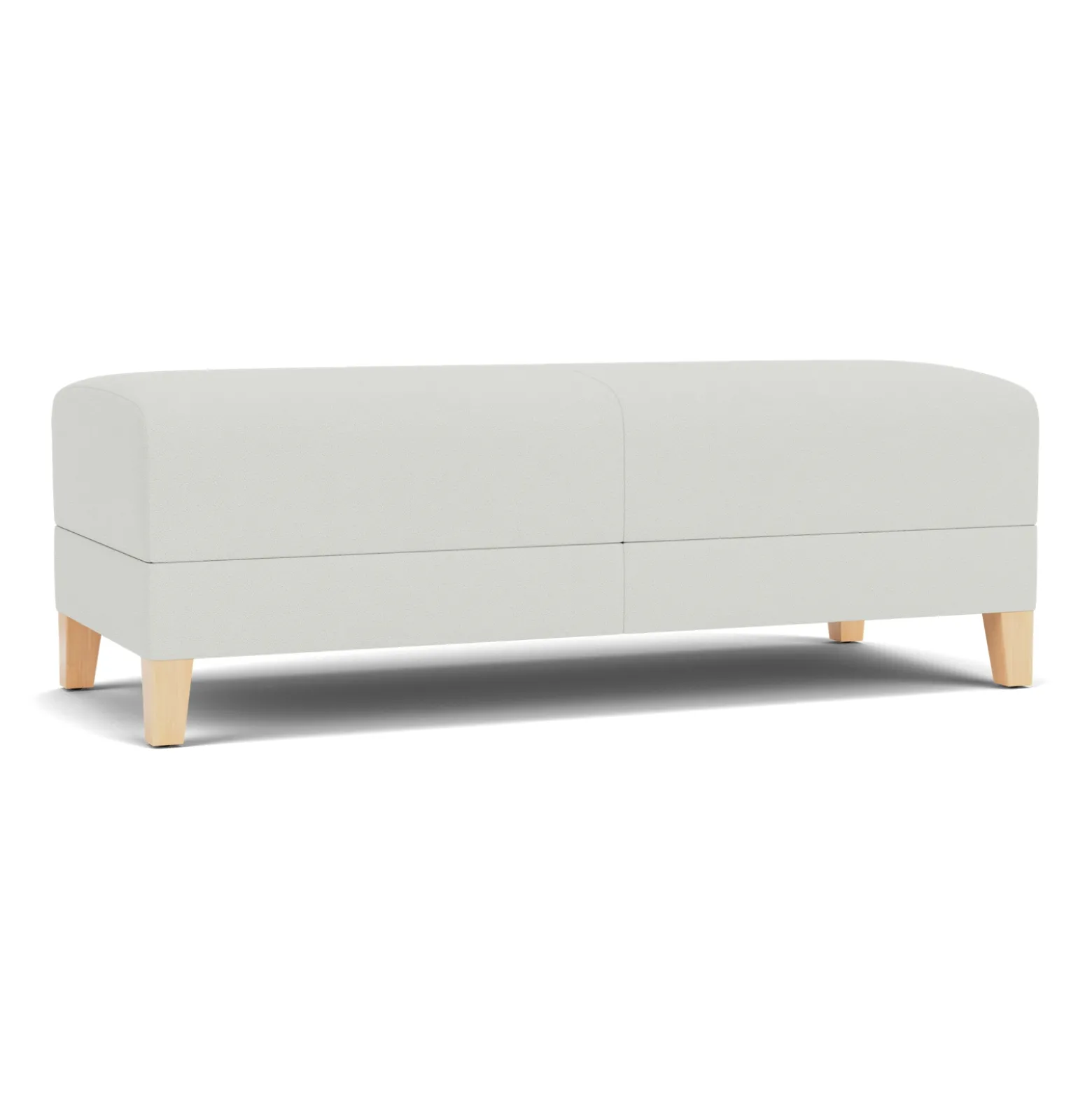 Social Two Seat Bench in Standard Upholstery