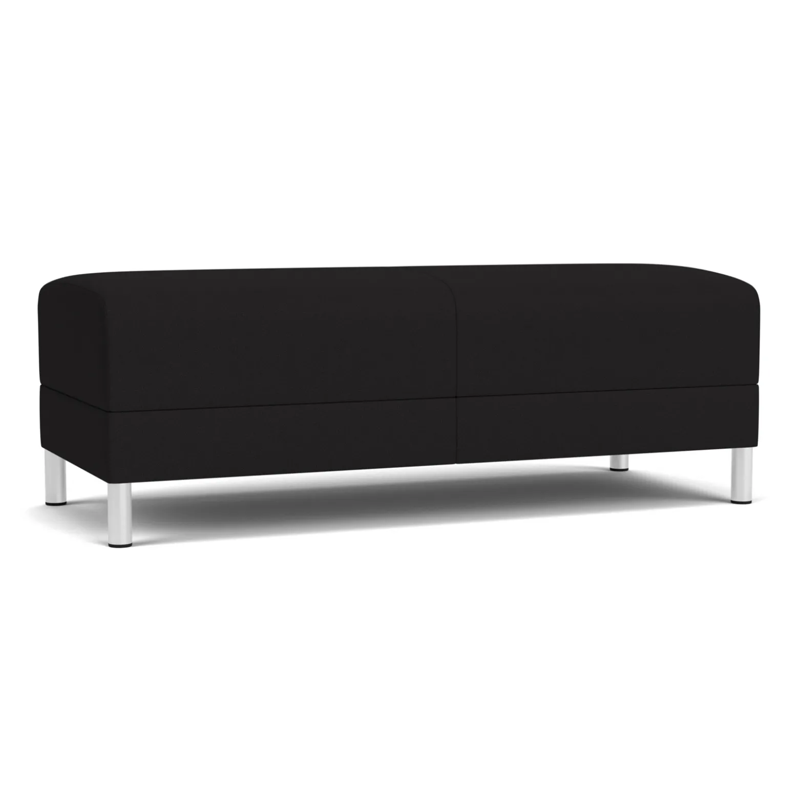 Social Two Seat Bench in Standard Upholstery