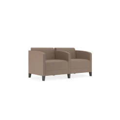 Social Two Seater with Center Arm in Standard Upholstery