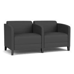 Social Two Seater with Center Arm in Standard Upholstery