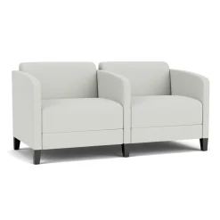 Social Two Seater with Center Arm in Standard Upholstery