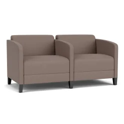 Social Two Seater with Center Arm in Standard Upholstery