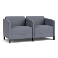 Social Two Seater with Center Arm in Standard Upholstery